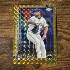 2025 Topps Chrome Nestor Cortes #22 Gold Geometric Refractor /50