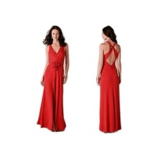 BCBG Maxazria Sophia Maxi Gown In Paprika Size XS