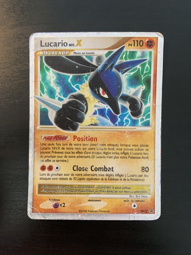 Carte pokémon lucario niv - pokémon, :