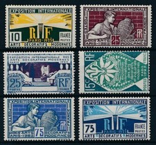 Timbre France 210/215** arts décoratifs neufs sans charnière