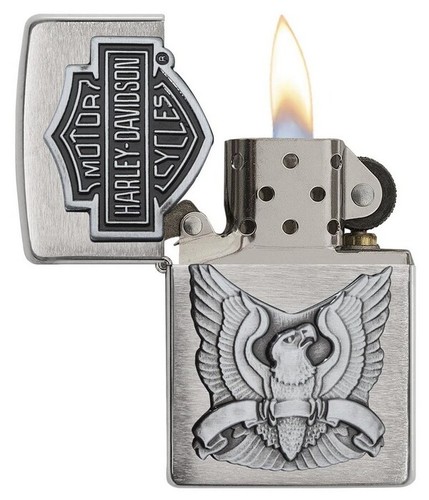 Zippo harley davidson iron - harley,
