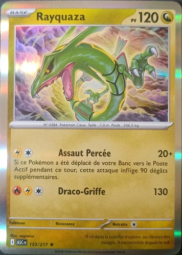 Carte pokémon rayquaza - carte,