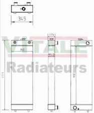 RADIATEUR EAU KOMATSU
