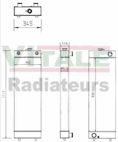 Radiateur eau komatsu - eau,
