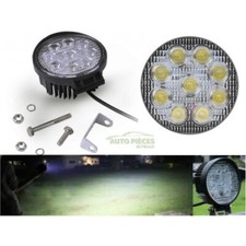 LAMPE PROJECTEUR SPOT 9 LEDs ETANCHE 4X4 JEEP SUV TRACTEURS CAMIONS CARAVANES...
