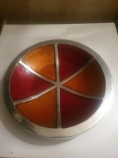 Coupe à fruits, structure alu et résine. Année 70/80