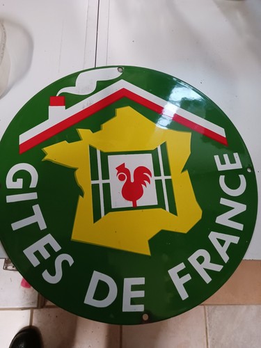 Plaque émaillée des années - émaillée,