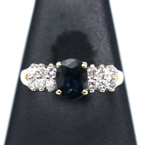 Bague veretta zaffiro naturel - bague,