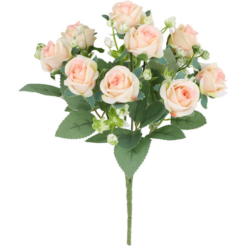 Rose soie fleur - rose, en