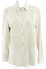 Veste en cuir Dames Veste T EU 42 jaune clair style décontracté