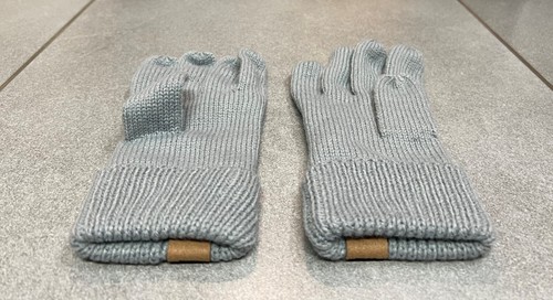 Paire gants laine gris - gants,