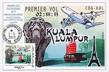 A380-215T2 : 2013 - Carte