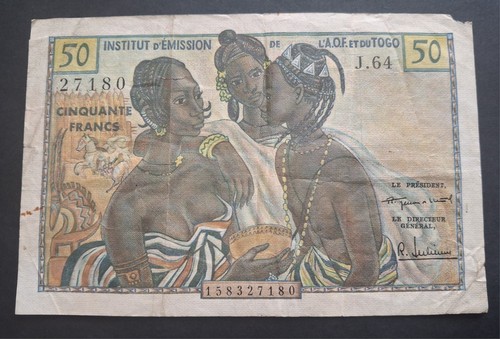Togo aof 50 francs nd - et,