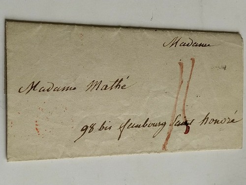 Lettre marques postales taxée - marques,