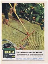1960 ADVERTISING ADVERTISEMENT 104 HERBOXY Weedkiller More Weeds