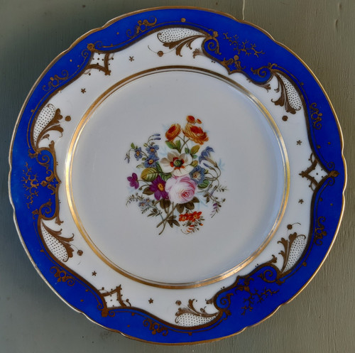 Superbe assiette décor - assiette,