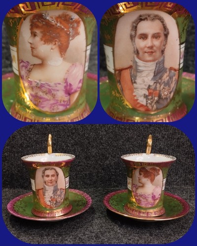 Anciennes tasses porcelaine - 2,