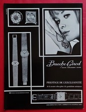 PRESS AD BUECHE GIROD Swiss Watches & Love Medal AUGIS 1964