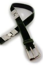 Neuf Femme Strass Argent Faux