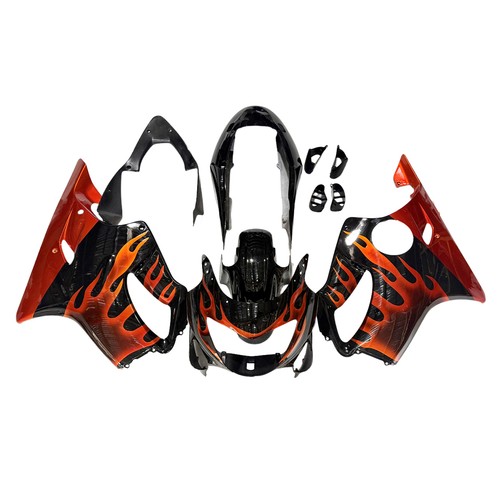 Black orange flame bodywork - flame,