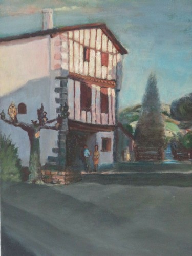 Peinture vintage maison - vintage, /maison