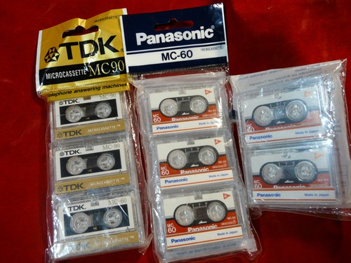 Lot microcassette pour - ,