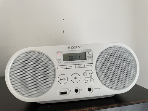 Sony ps50 boombox radio cd - boombox,