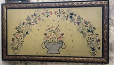 Antépendium XVIIIe brodé