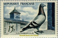 EBS France 1957 - Pigeon Breeding & Racing - Colombophilie - YT 1091 - MNH**