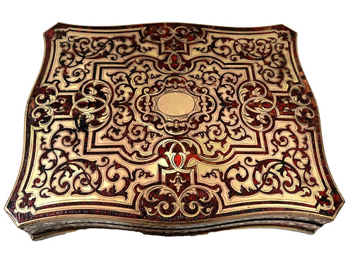 Boite jeton marqueterie - boite,