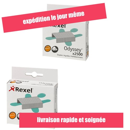 Agrafes métalliques rexel - agrafes,