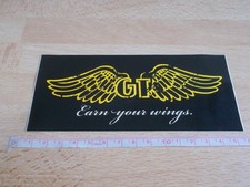 Autocollant BMX - GT - EARN YOUR WINGS