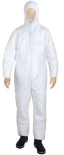 Jetable Salopette Vêtements de Protection Combinaison Costume Peinture Blanc