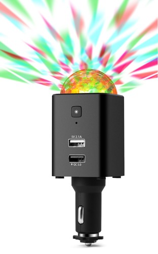 Lumière disco voiture avec - lumière,