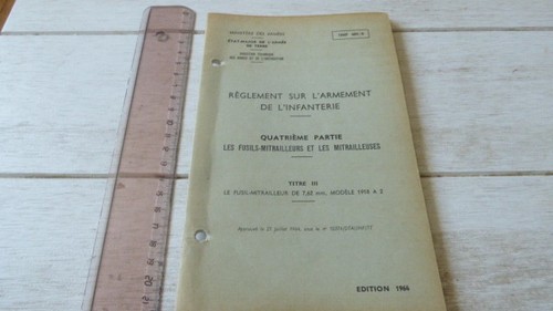 Reglement armement inf - inf, 401/4