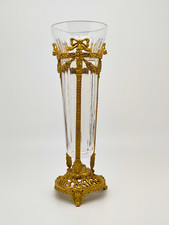 Vase Cristal et laiton - neuf