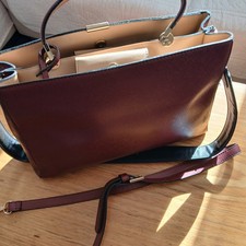 Très Chic -Grand Sac/ Cartable/ Malette/ Bag/  Borsa/ Cuir - 2 compartiments