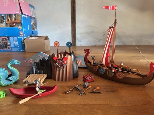 Playmobil vikings 5003 - playmobil, drakkar