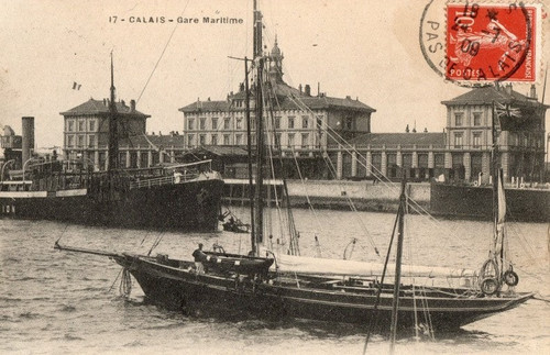 Cpa calais gare maritime - calais,