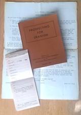 RARE AC GILBERT U-239 GEIGER COUNTER INSTRUCTION SHEET GILBERT ATOMIC ENERGY LAB