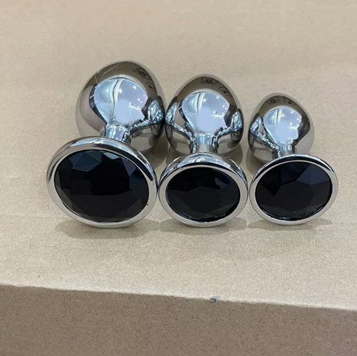 Insérer plug anal bijou - s/m/l,