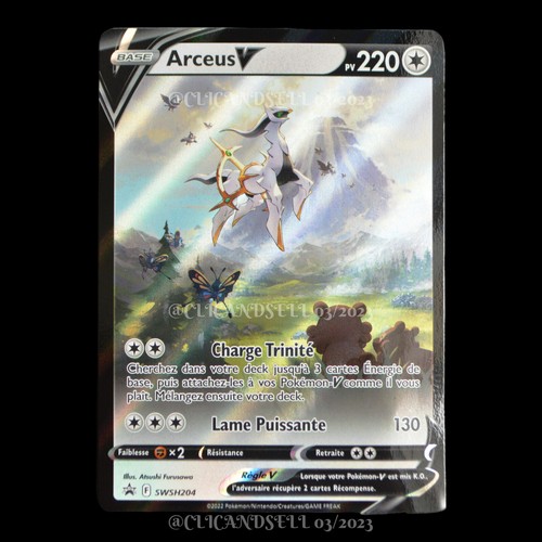 Carte pokémon arceus - carte,
