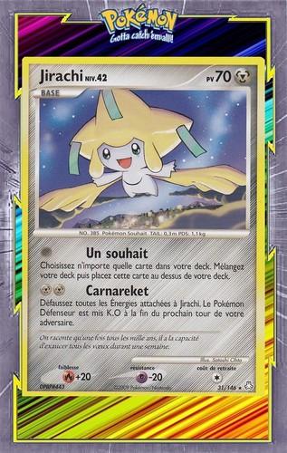 Jirachi dp6 eveil des - jirachi, dp6:eveil