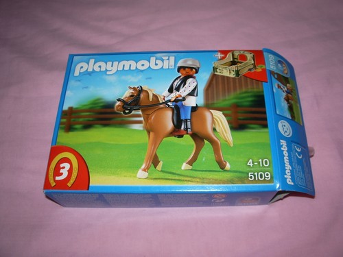 Playmobil 5109 box cheval - cheval, +