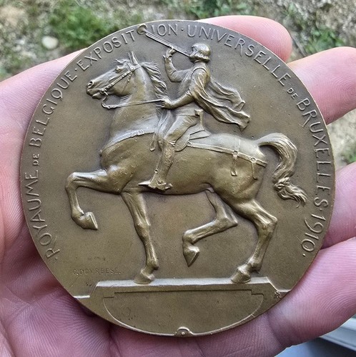 Médaille bronze belgique - ",