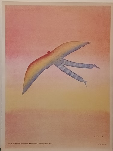 Repro affiche folon - affiche, de