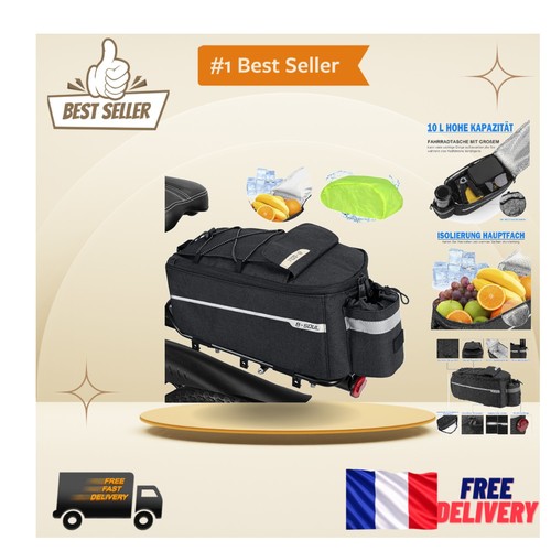 Sacoche vélo arrière 10l - de,