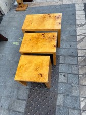 3 tables gigognes en bois