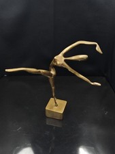 Yves LOHE bronze sculpture woman dancer Lohé
