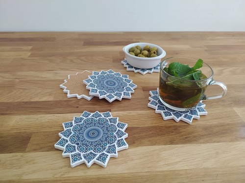 Set sous verre en - de,